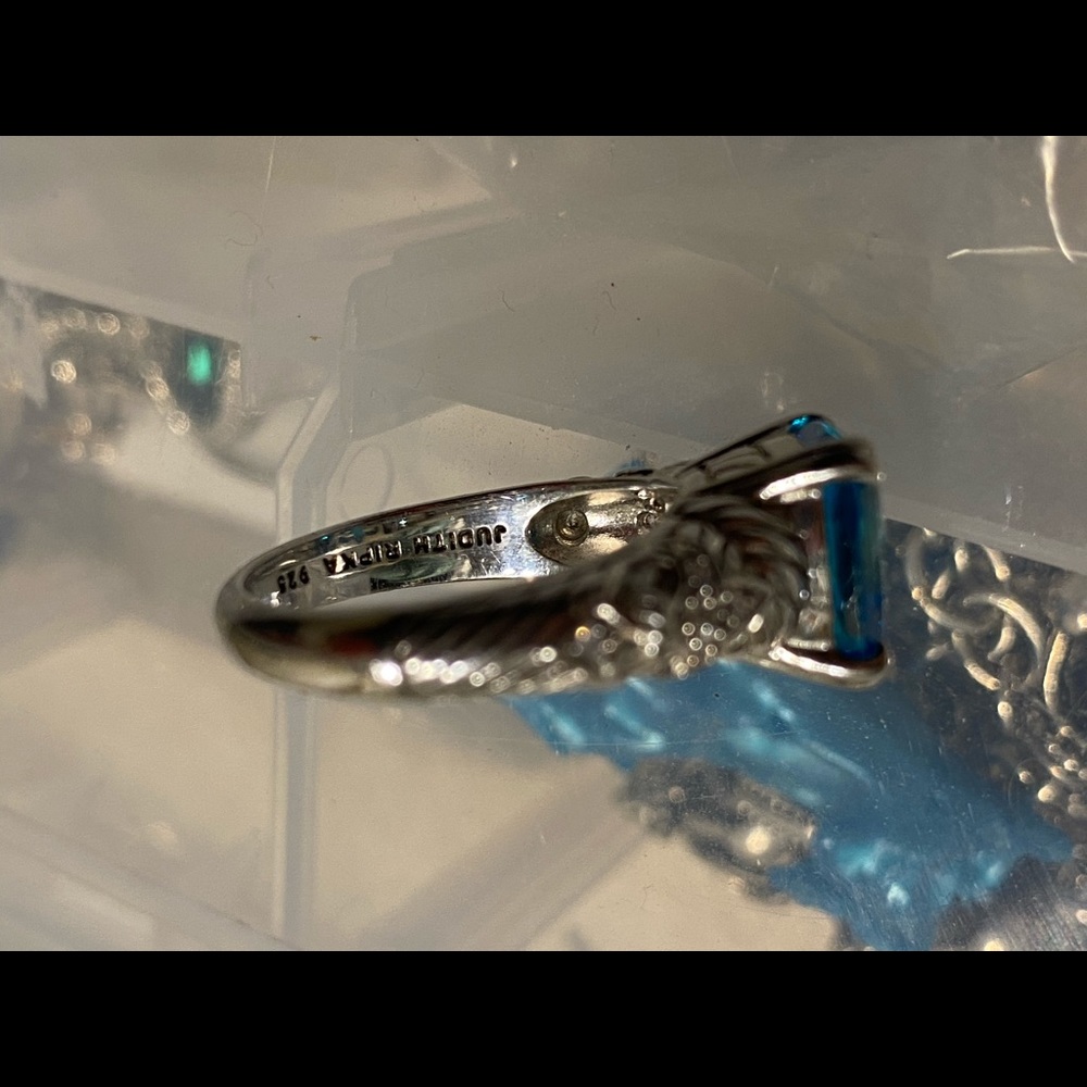 Judith Ripka ring size 8 - Picture 6 of 11